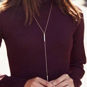 Kendra Scott Shelton Y-Necklace in Silver